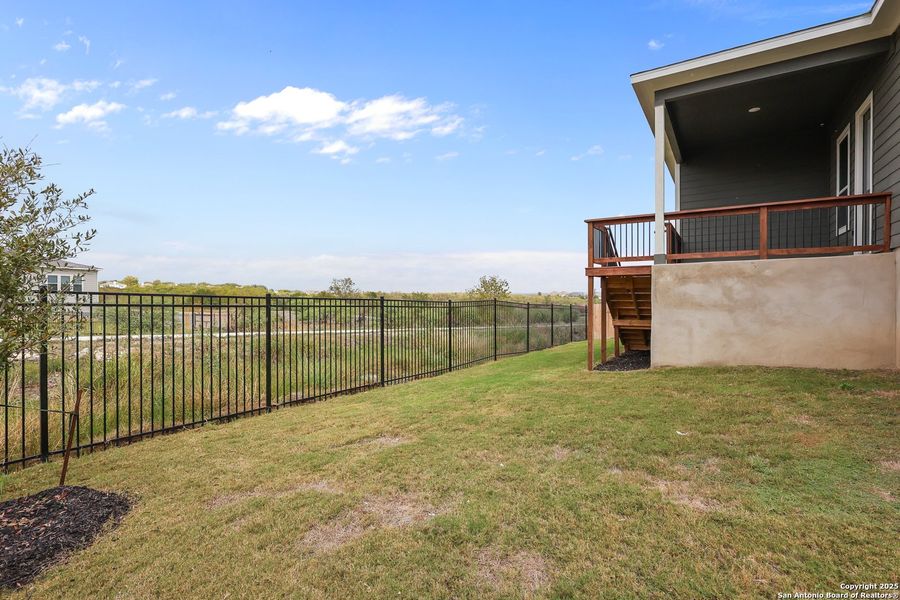 Exterior details and patio area of a home in Homestead, Schertz (Image 19). Exterior details and patio area of a home in Homestead, Schertz (Image 19).