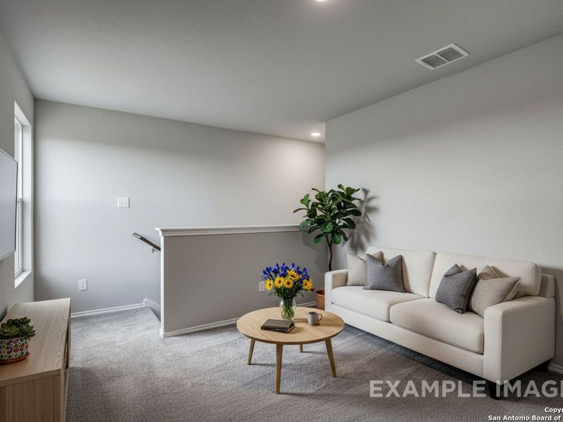 Furnished interior view inside a new home in Agave, San Antonio (Image 16).