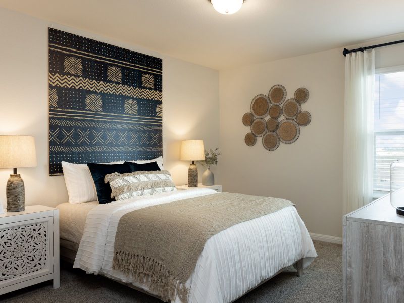 Furnished interior view inside a new home in Waterstone Village, Kyle (Image 10).