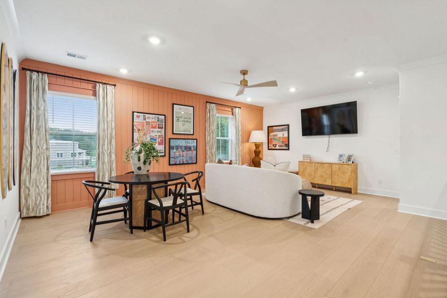 Furnished interior view inside a new home in Miller's Crossing, Johns Island (Image 31).