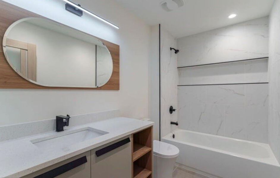 Furnished interior view inside a new home in , Cumming (Image 59).