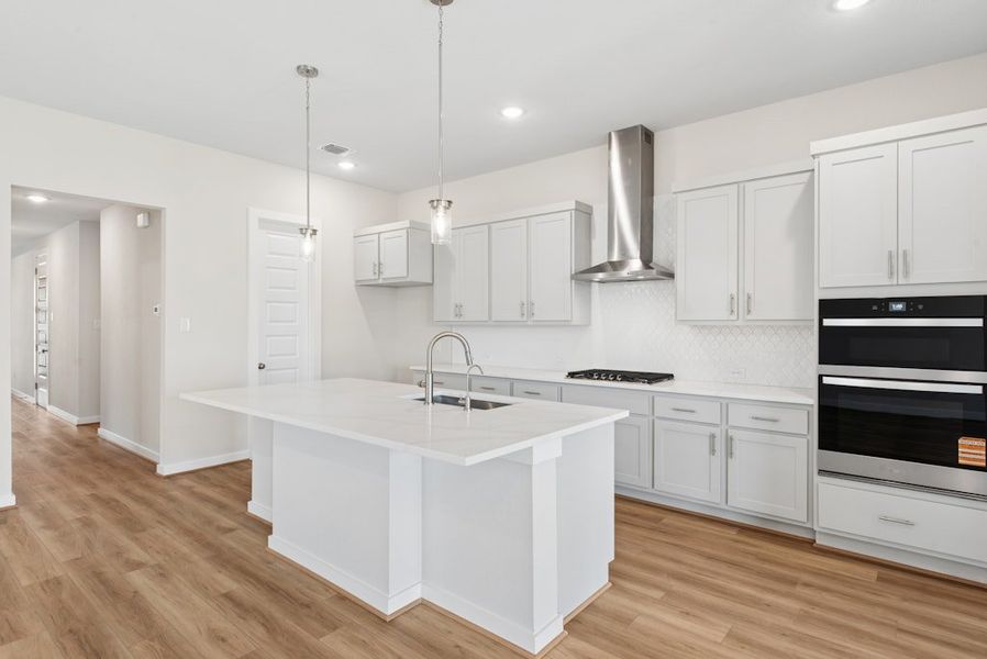 Furnished interior view inside a new home in Santa Rita Ranch, Liberty Hill (Image 4).