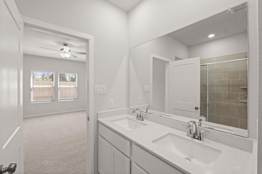 Furnished interior view inside a new home in Northpark South, Porter (Image 5).