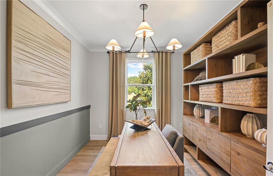 Furnished interior view inside a new home in Overland, Locust Grove (Image 9).