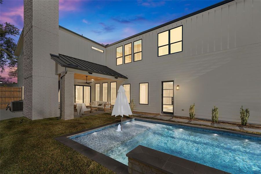 Exterior details and patio area of a home in , Dallas (Image 25). Exterior details and patio area of a home in , Dallas (Image 25).