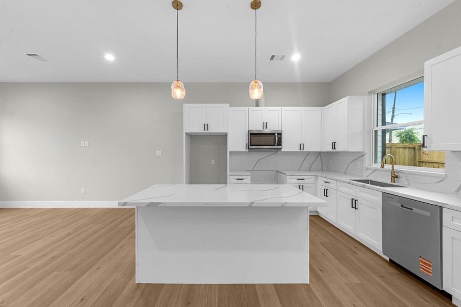 Furnished interior view inside a new home in , Houston (Image 7).