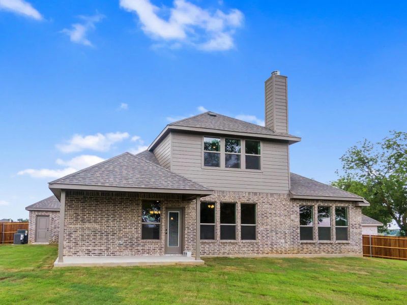 Back Yard | Concept 2671 at Mockingbird Hills in Joshua, TX by Landsea Homes