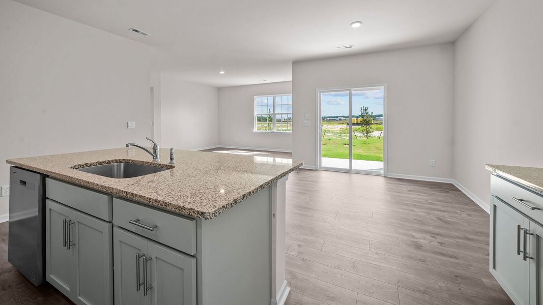 Furnished interior view inside a new home in Ridgewood Farms, Winterville (Image 8).
