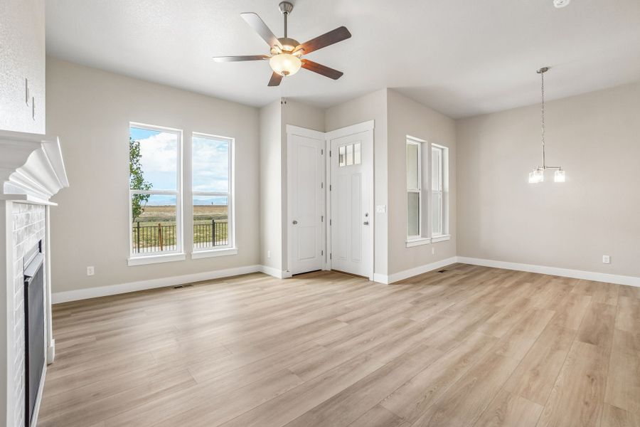 Spacious, unfurnished interior of a new home in Vernazza, Windsor (Image 15). Spacious, unfurnished interior of a new home in Vernazza, Windsor (Image 15).