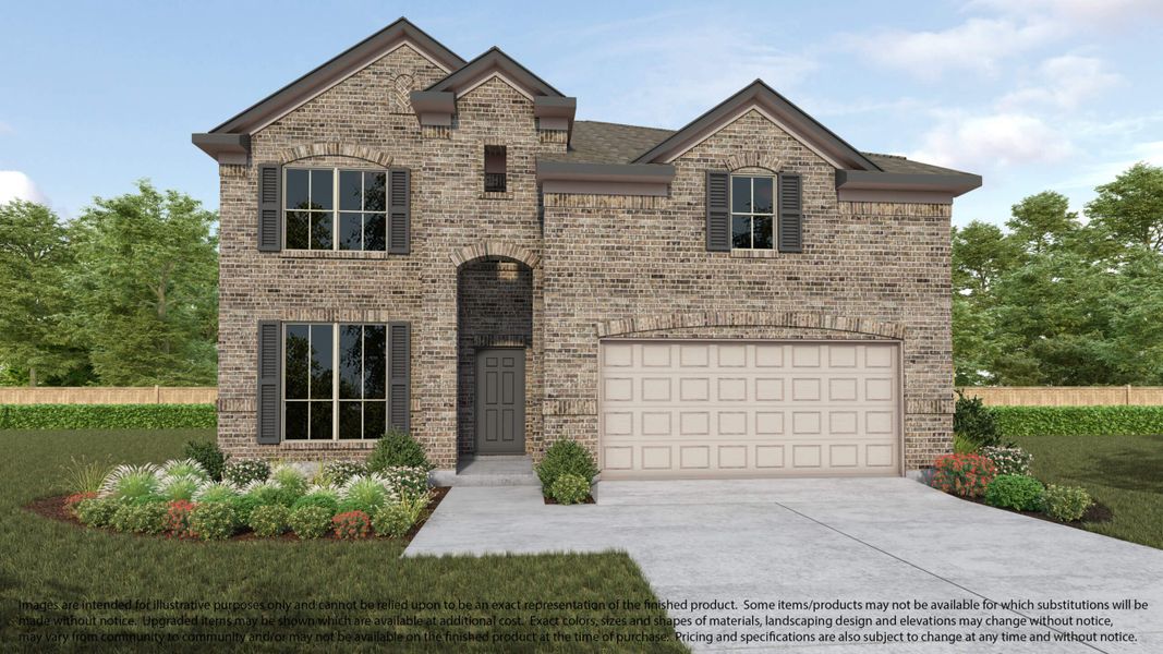 Representative exterior photo of a completed home built from the 596 by Long Lake Ltd. in Bradbury Forest, Spring, TX (Image 5). Representative exterior photo of a completed home built from the 596 by Long Lake Ltd. in Bradbury Forest, Spring, TX (Image 5).