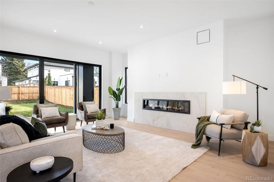 Furnished interior view inside a new home in , Denver (Image 12).