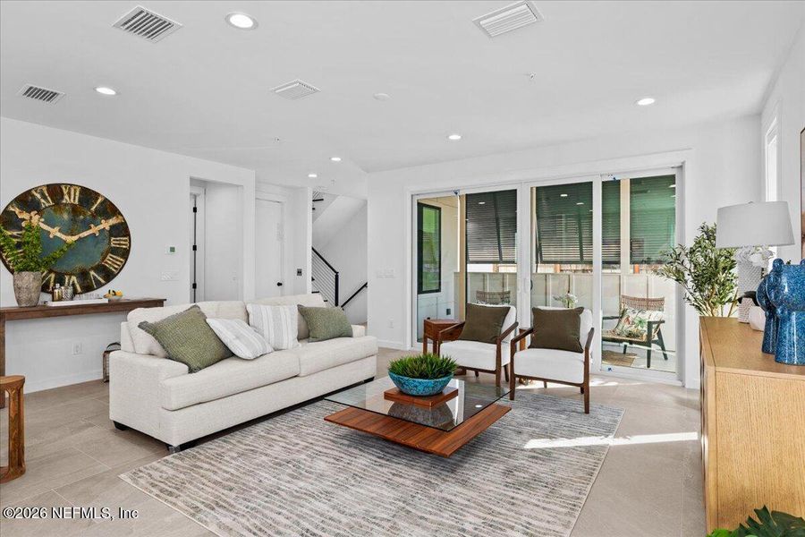 Furnished interior view inside a new home in , Jacksonville Beach (Image 18).
