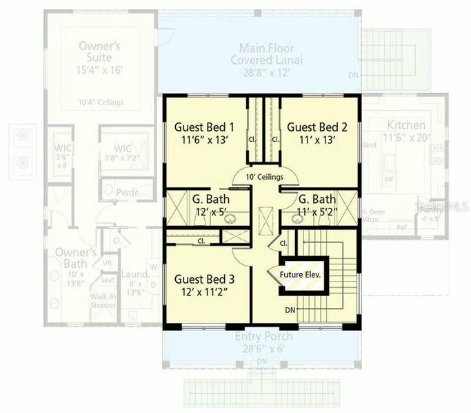 2D floor plan layout of this home in , Crystal River, FL (Image 3). 2D floor plan layout of this home in , Crystal River, FL (Image 3).