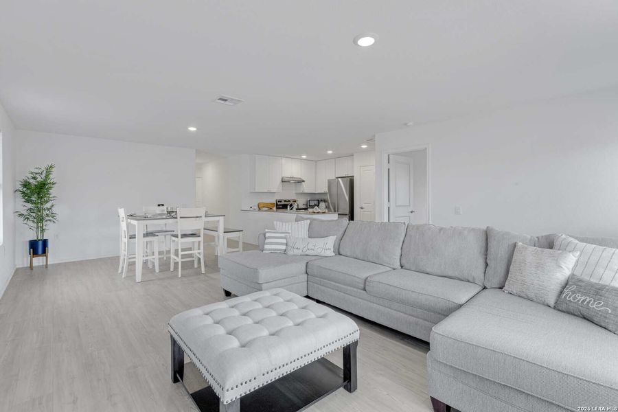 Furnished interior view inside a new home in Mission del Lago, San Antonio (Image 29).