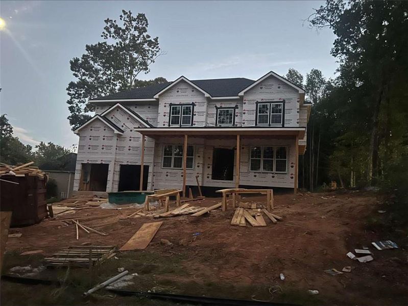 In-progress construction of a new home in , Douglasville, GA (Image 6). In-progress construction of a new home in , Douglasville, GA (Image 6).