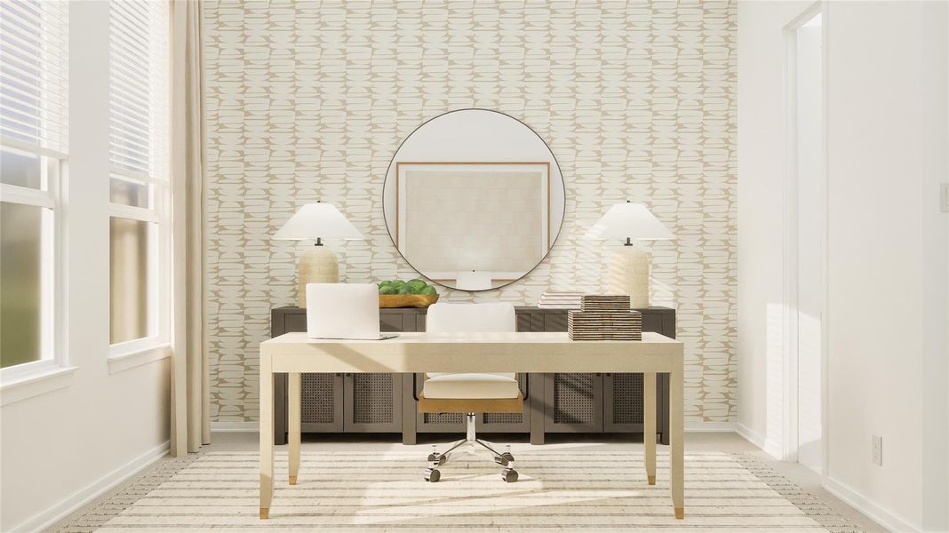 Furnished interior view inside a new home in Cotton Brook, Hutto (Image 31).