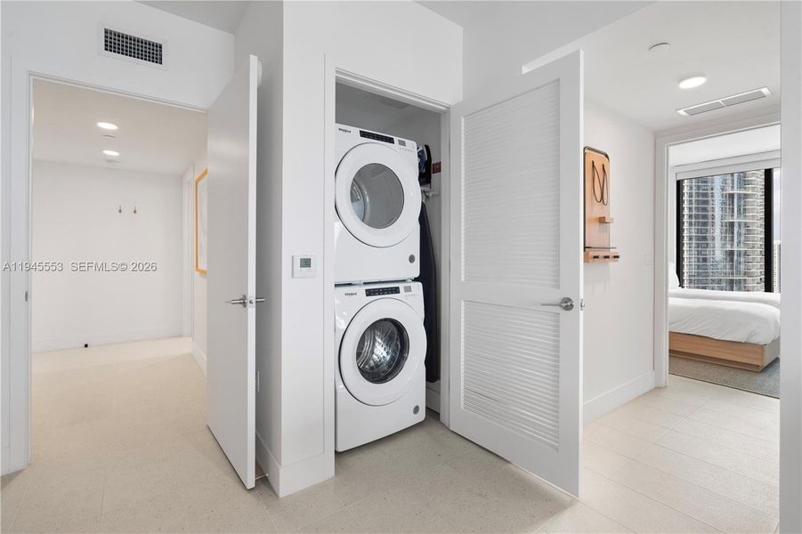 Furnished interior view inside a new home in , Miami (Image 35).