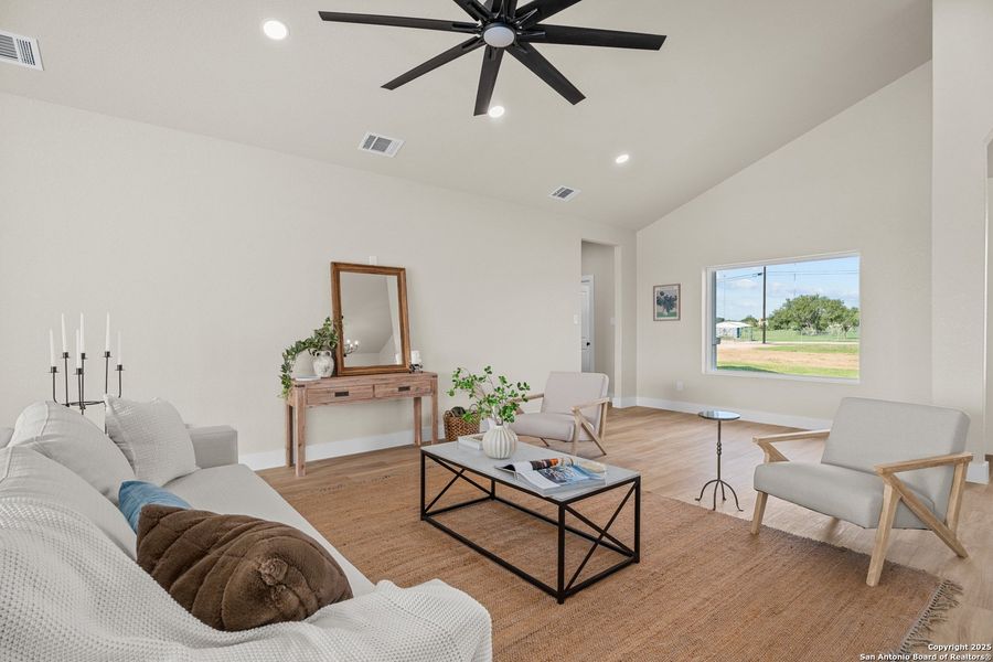 Furnished interior view inside a new home in , San Antonio (Image 4).