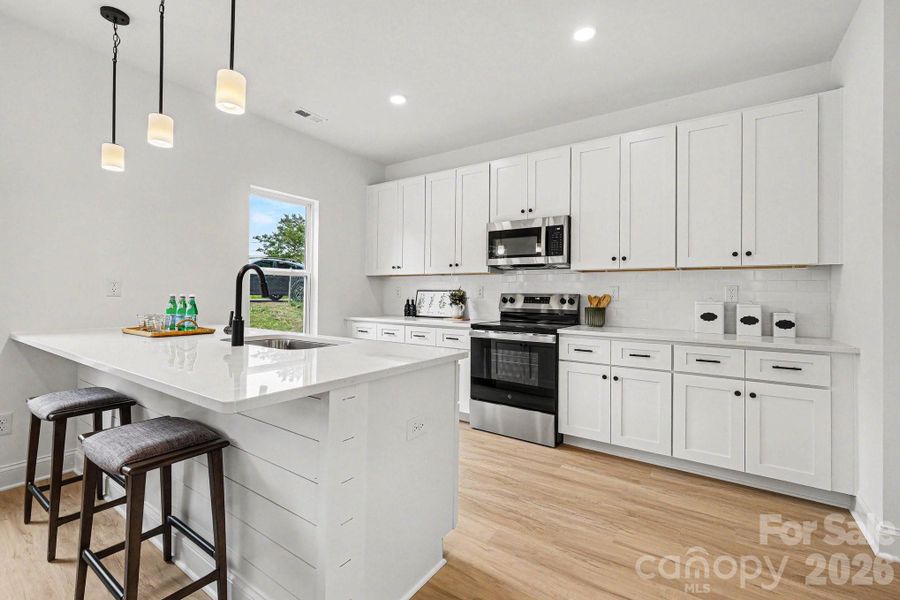Furnished interior view inside a new home in , Kannapolis (Image 12).