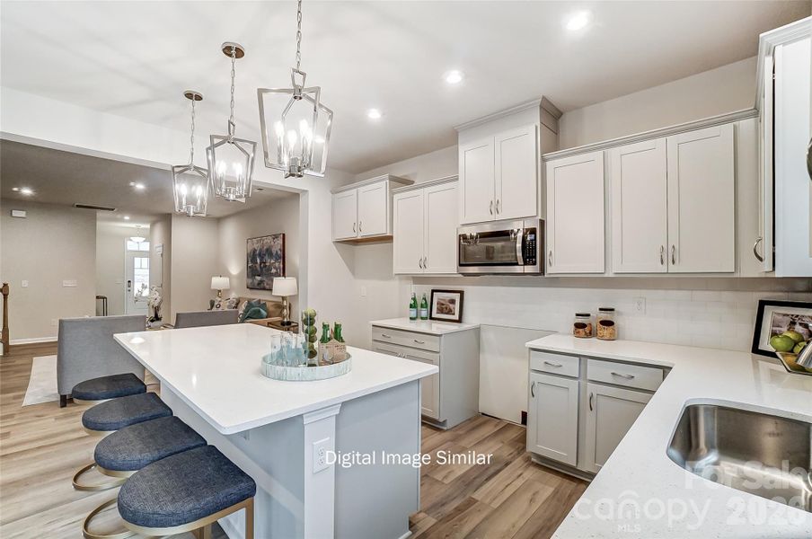 Furnished interior view inside a new home in Bailey Run, Charlotte (Image 6).
