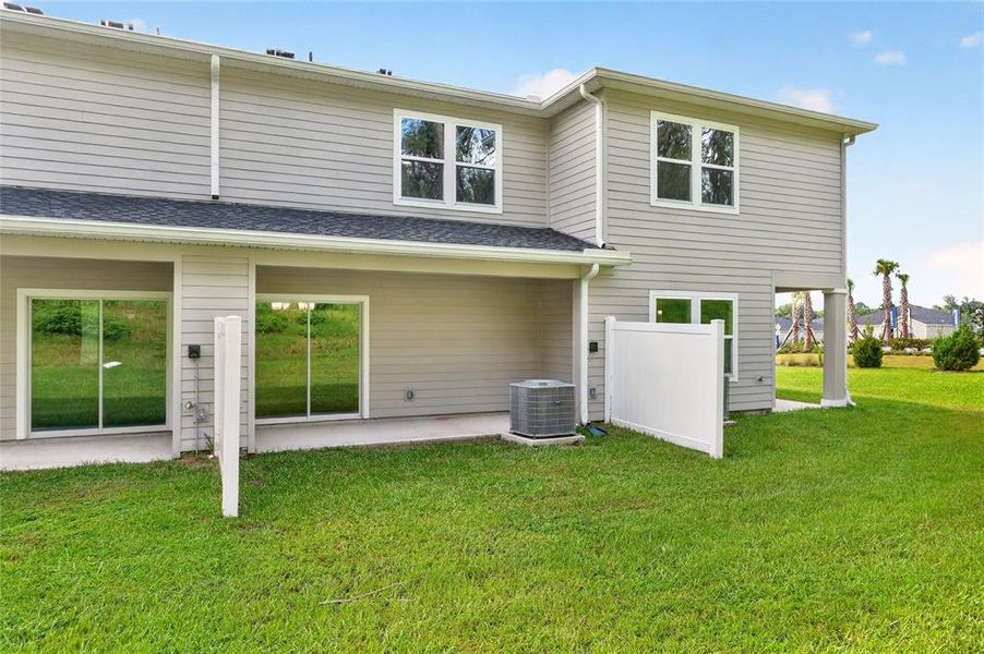Exterior details and patio area of a home in , Alachua (Image 29).