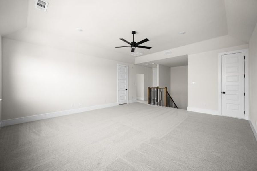 Spacious, unfurnished interior of a new home in Heath Golf and Yacht Club, Heath (Image 52).