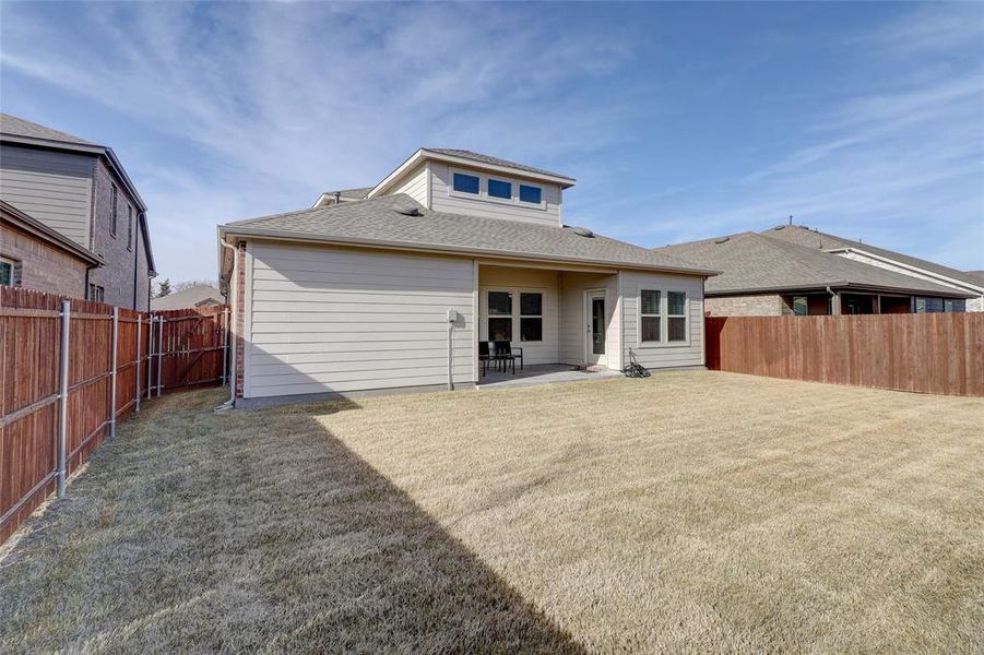 Exterior details and patio area of a home in , McKinney (Image 3). Exterior details and patio area of a home in , McKinney (Image 3).