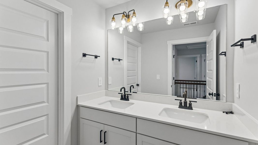 Furnished interior view inside a new home in Reserve at Hickory Ridge, Columbia (Image 15).