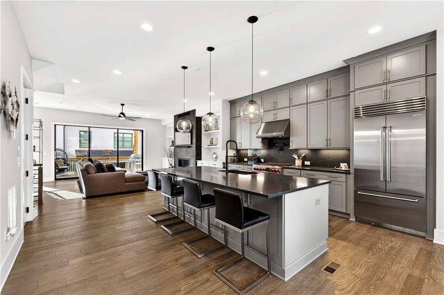 Furnished interior view inside a new home in , Atlanta (Image 6).