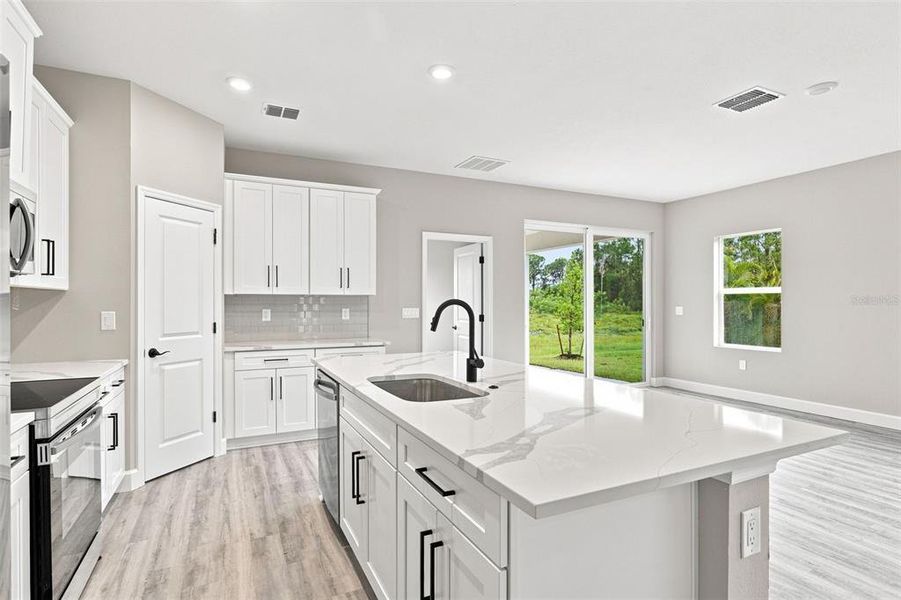 Furnished interior view inside a new home in , North Port (Image 4).