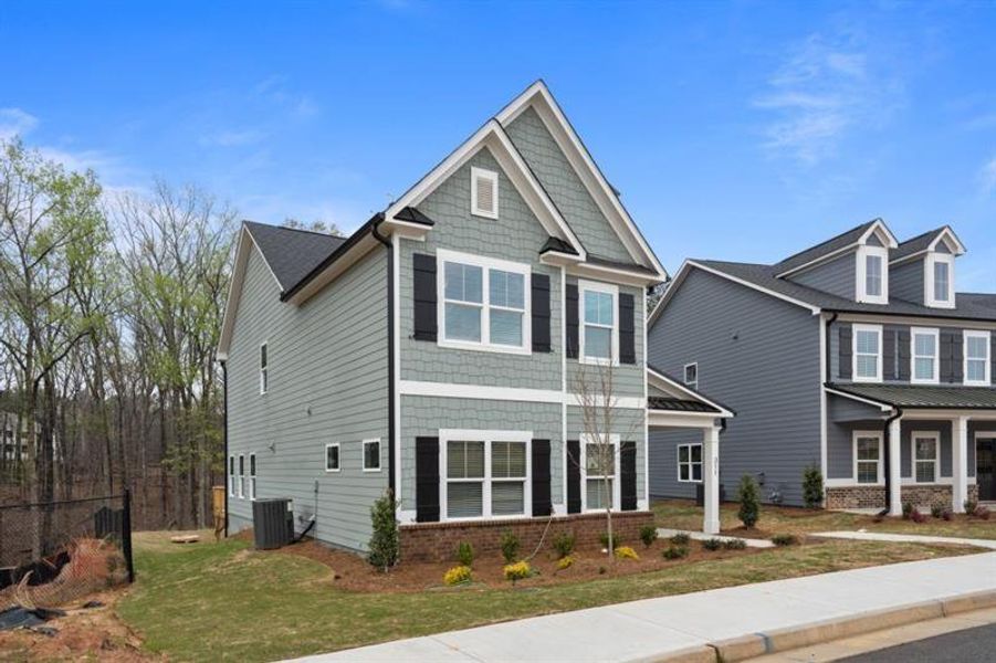 Front exterior of a new home in , Athens, GA, highlighting curb appeal (Image 2).