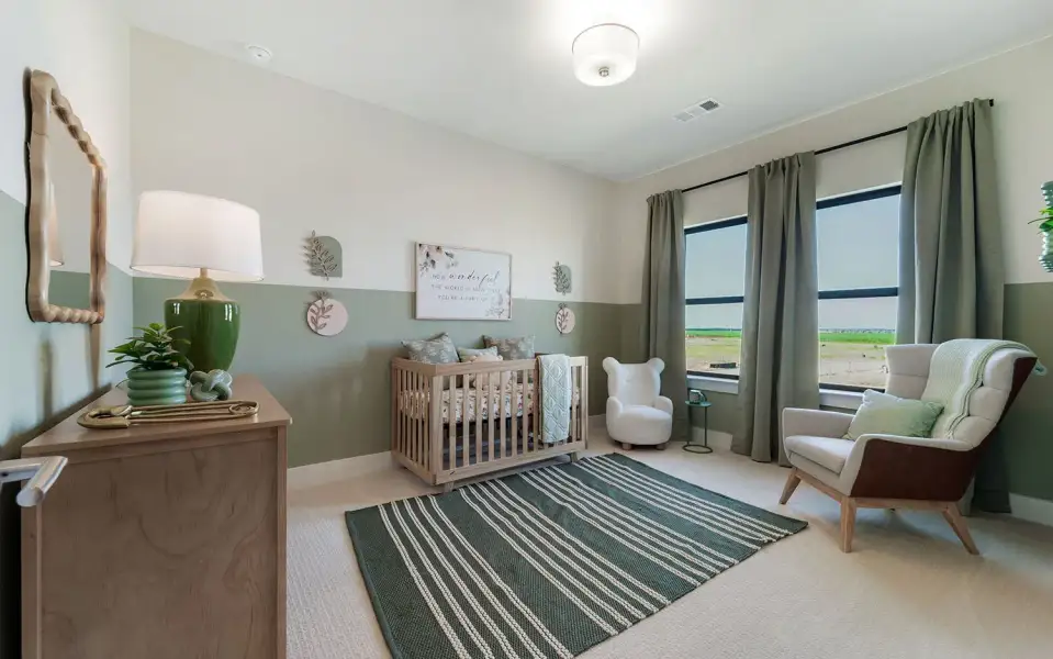 Representative furnished interior of a home built from the Laguna III by CastleRock Communities in Lakesong, Grand Prairie (Image 84).
