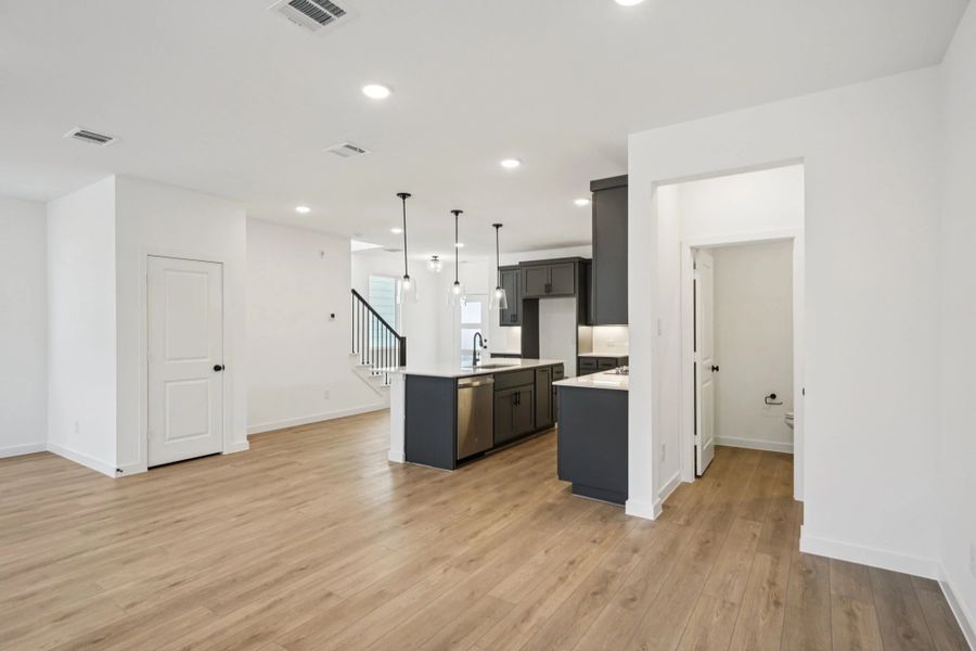 Open Kitchen-Dining Room Open Kitchen-Dining Room