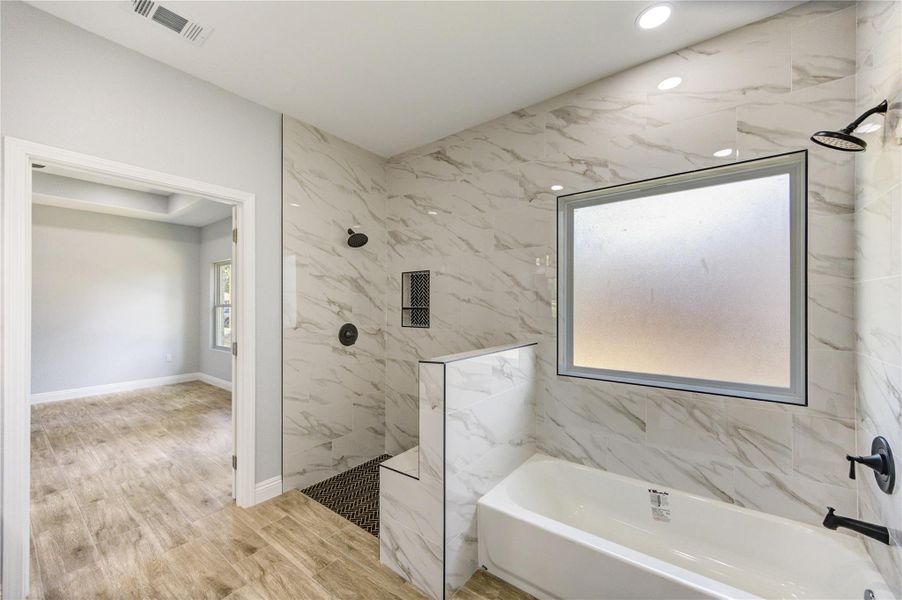 Furnished interior view inside a new home in , Woodbranch (Image 10).