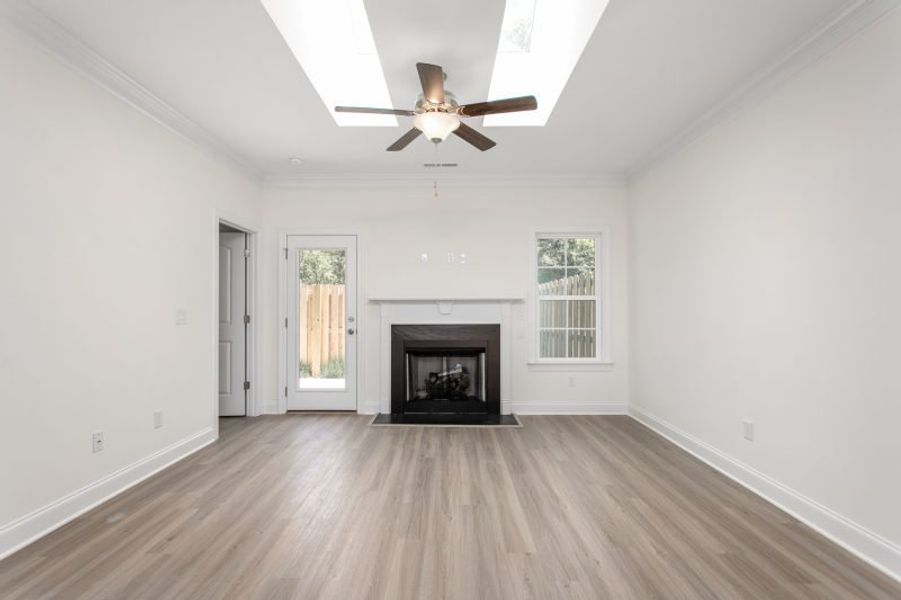 Representative unfurnished interior of a home built from the Devon by Keystone Homes NC in Trellises, High Point (Image 44).