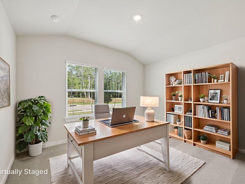 Furnished interior view inside a new home in Stewart's Ranch, Conroe (Image 6).