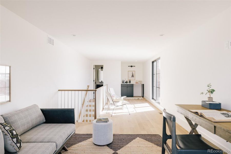 Furnished interior view inside a new home in , Denver (Image 13). Furnished interior view inside a new home in , Denver (Image 13).