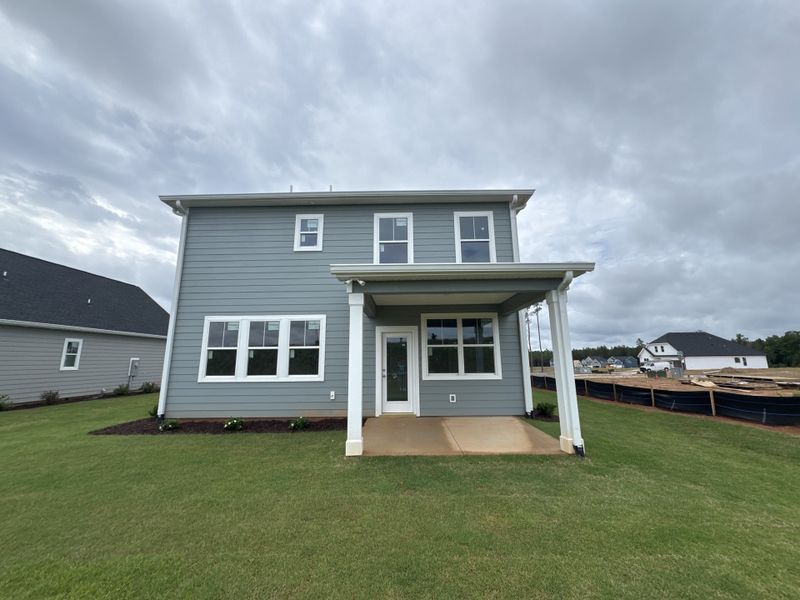 Exterior details and patio area of a home in Tillery Park, Grovetown (Image 4).