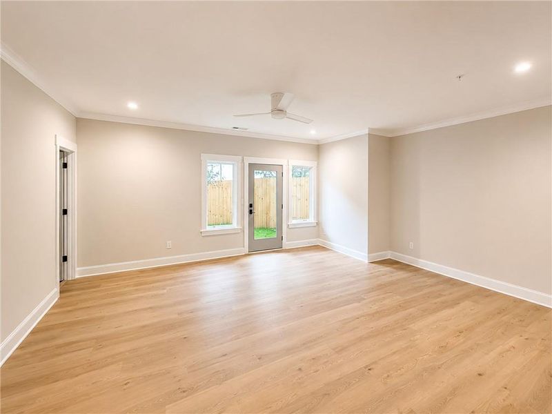 Spacious, unfurnished interior of a new home in , Atlanta (Image 15). Spacious, unfurnished interior of a new home in , Atlanta (Image 15).