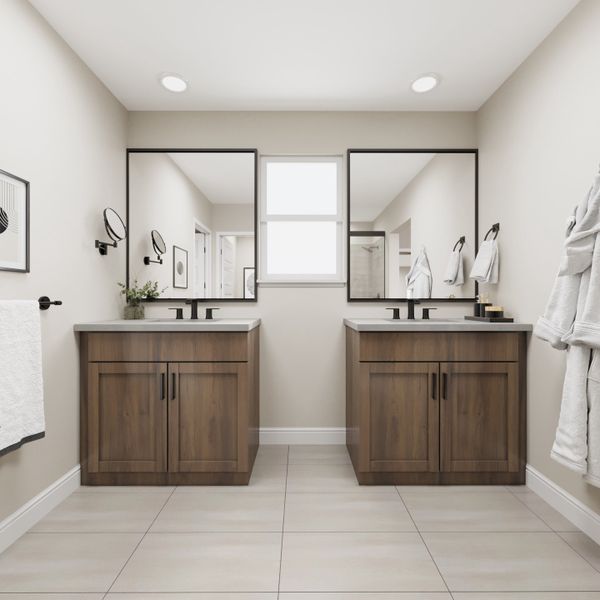 Representative furnished interior of a home built from the Summit by Taylor Morrison in Lake Bluff, Greeley (Image 14).