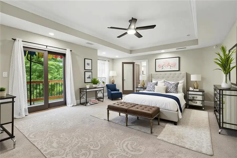 Furnished interior view inside a new home in , Loganville (Image 7).