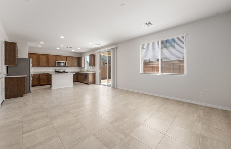 Spacious, unfurnished interior of a new home in Asante- Atrium Series, Surprise (Image 24). Spacious, unfurnished interior of a new home in Asante- Atrium Series, Surprise (Image 24).