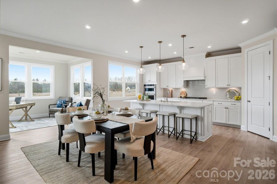 Furnished interior view inside a new home in Blair Place, Monroe (Image 17).