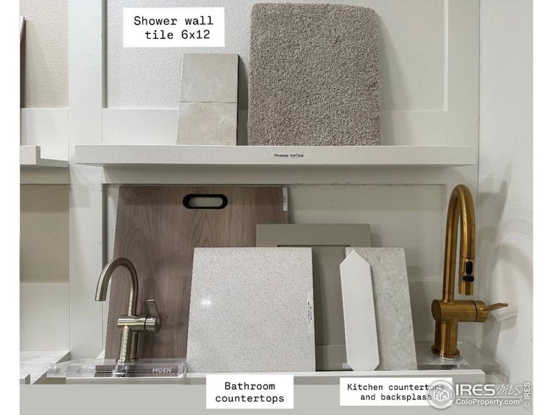 Selected Finishes for the home