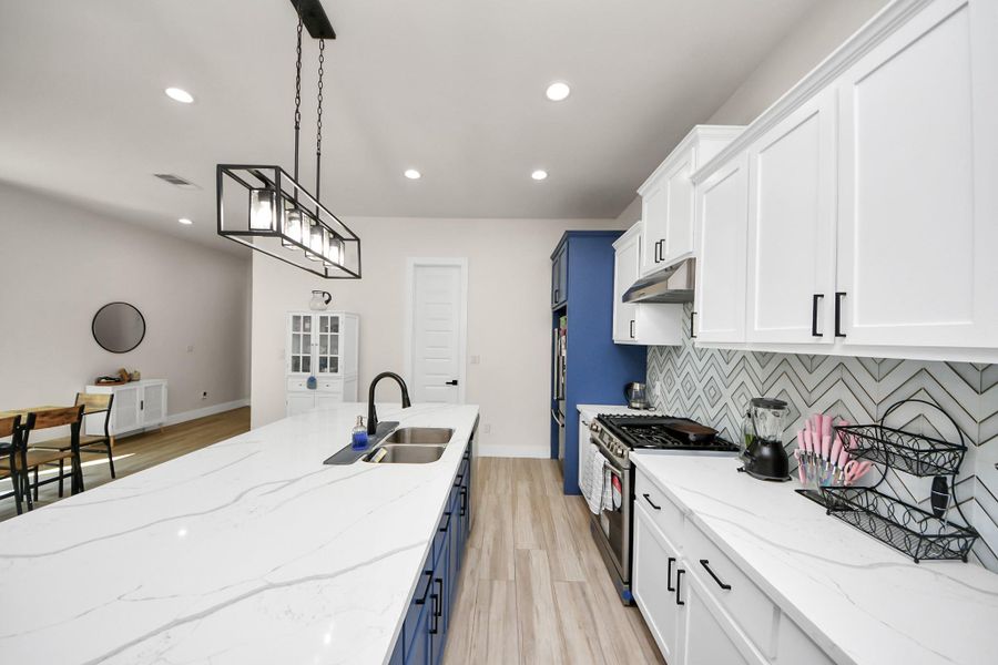 Furnished interior view inside a new home in , Houston (Image 9).