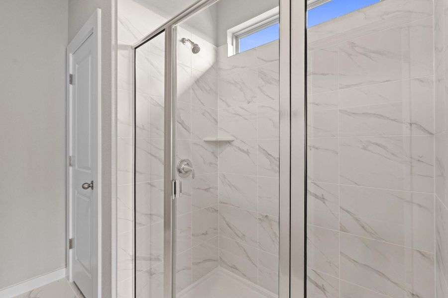 Walk-in shower in Primary Bath Walk-in shower in Primary Bath