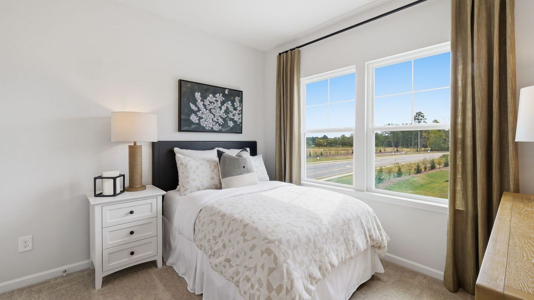 Furnished interior view inside a new home in Fallbrook Townhomes, Indian Trail (Image 18). Furnished interior view inside a new home in Fallbrook Townhomes, Indian Trail (Image 18).