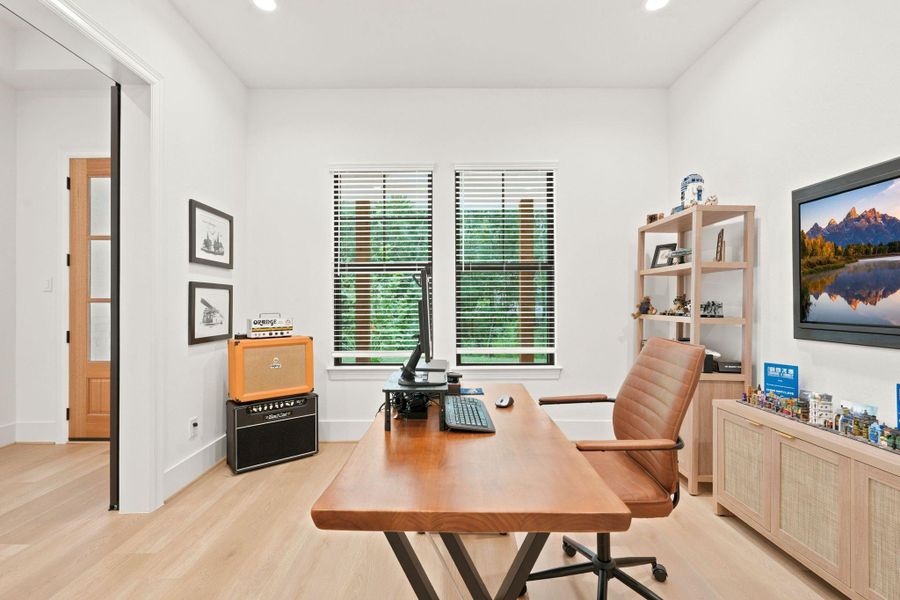 Furnished interior view inside a new home in , New Waverly (Image 14).