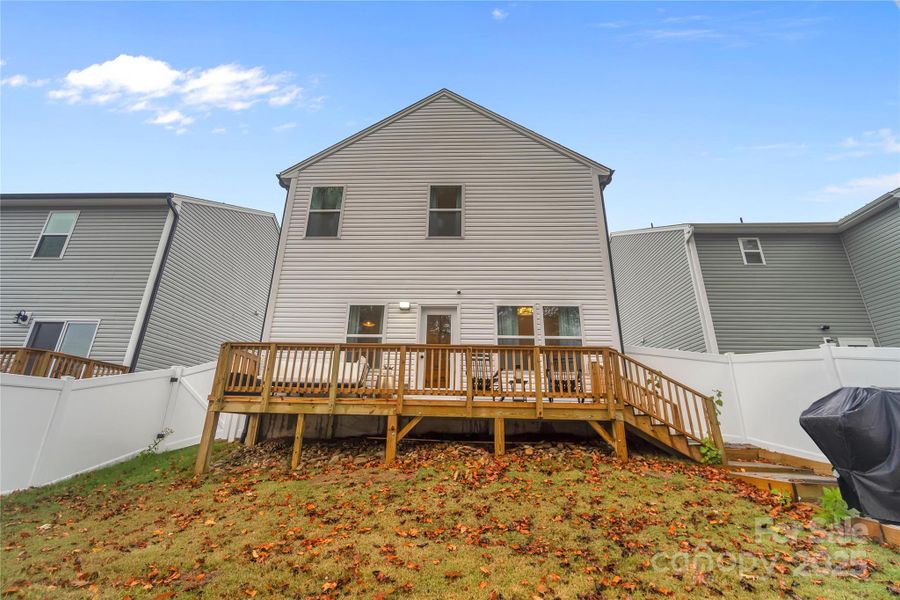 Exterior details and patio area of a home in Aubreywood, Charlotte (Image 26). Exterior details and patio area of a home in Aubreywood, Charlotte (Image 26).