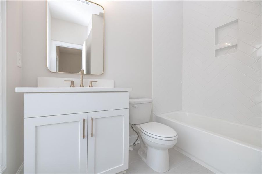 Furnished interior view inside a new home in Townes 333, Peachtree Corners (Image 32).